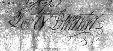 Handtekening JA van Deventer